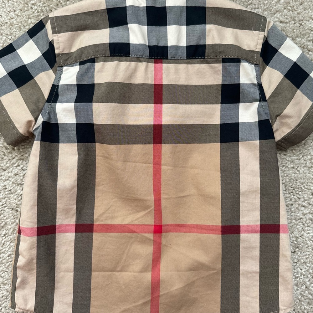 18 month Authentic Burberry unisex shirt only worn once